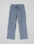 Pajama Pants in Navy & White Gingham