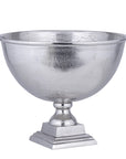 Raw Metal Square Base Planter/Beverage Cooler