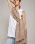 100% Cashmere Felted Stole
