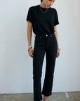 Jamie Haller Kenickie Jeans in Washed Black