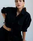 Jamie Haller Weekend Shirt in Black