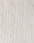 Tack Stitch Throw in White