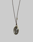 Tourmalated Quartz Pendant Necklace