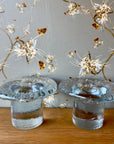 Vintage Mushroom Candle Holders