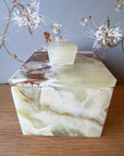Vintage Onyx Lidded Box