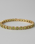 Vintage Peridot tennis bracelet