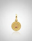 Vintage Tiny Round A. Augis Charm