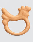 Organic Wooden Rattle Hen