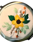 Embroidered Compact Mirror
