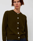 Ada Cardigan in Military Green