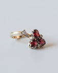 antique garnet ring
