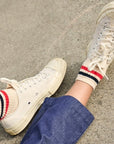 escuyer Striped Ankle Socks
