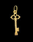 golden key charm