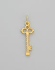 golden key charm