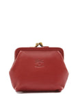 Il Bisonte Coin Purse red