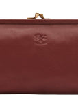 il bisonte classic clutch amarena