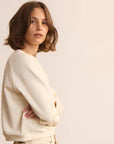 jamie haller daily sweatshirt natural white