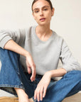 Jamie Haller Daily Sweatshirt in Heather Grey