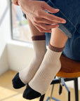Le Bon Color Block Girlfriend Socks