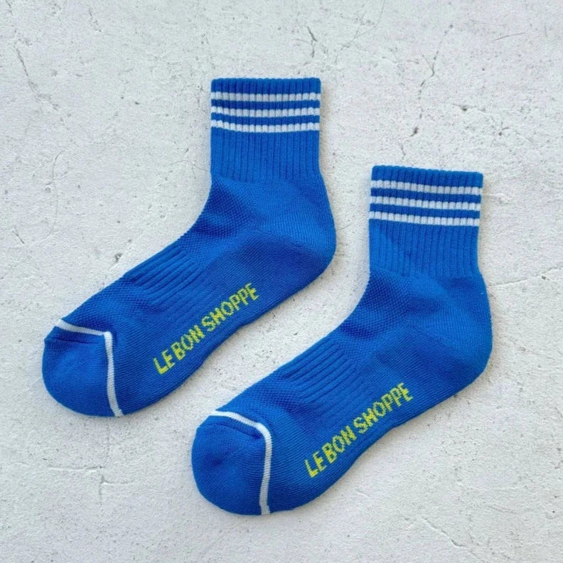 Le Bon Shoppe Girlfriend Socks Royal Blue