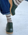 le bon stripe boyfriend sock