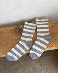 Le Bon Wide Stripe Wally Socks