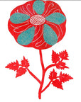 Minnieolga Paper Art Print Red Poppy