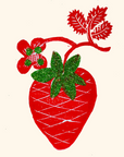 Minnieolga Paper Art Print Strawberry