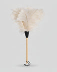 ostrich feather duster white