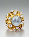 vintage royalty ring rose cut diamond ring