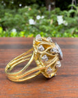 vintage royalty ring rose cut diamond