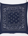 100% Cashmere Navy Bandana