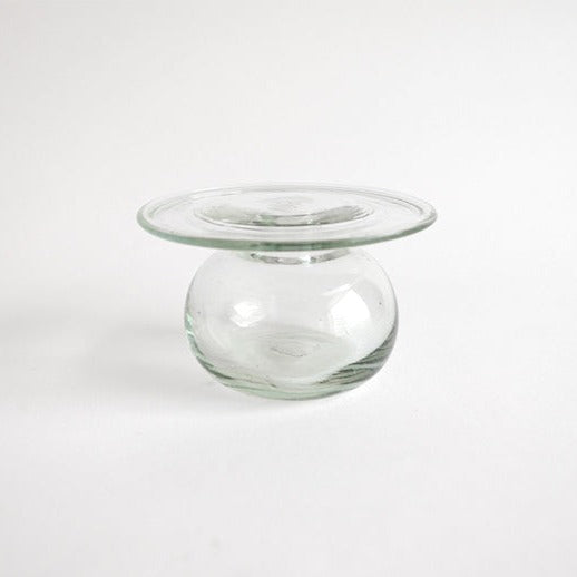 CD vase transparent