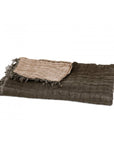 Haomy Baya Throw brown tabac