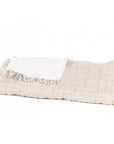 Haomy Baya Throw naturel blanc