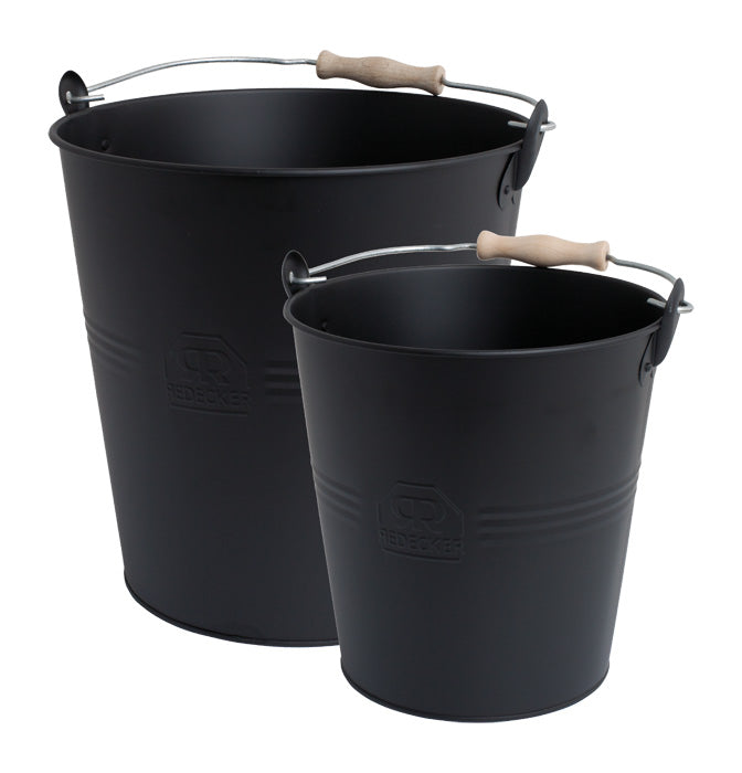 Black Buckets Set of 2