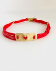 Pomme613 14K Cutout Heart Bracelet