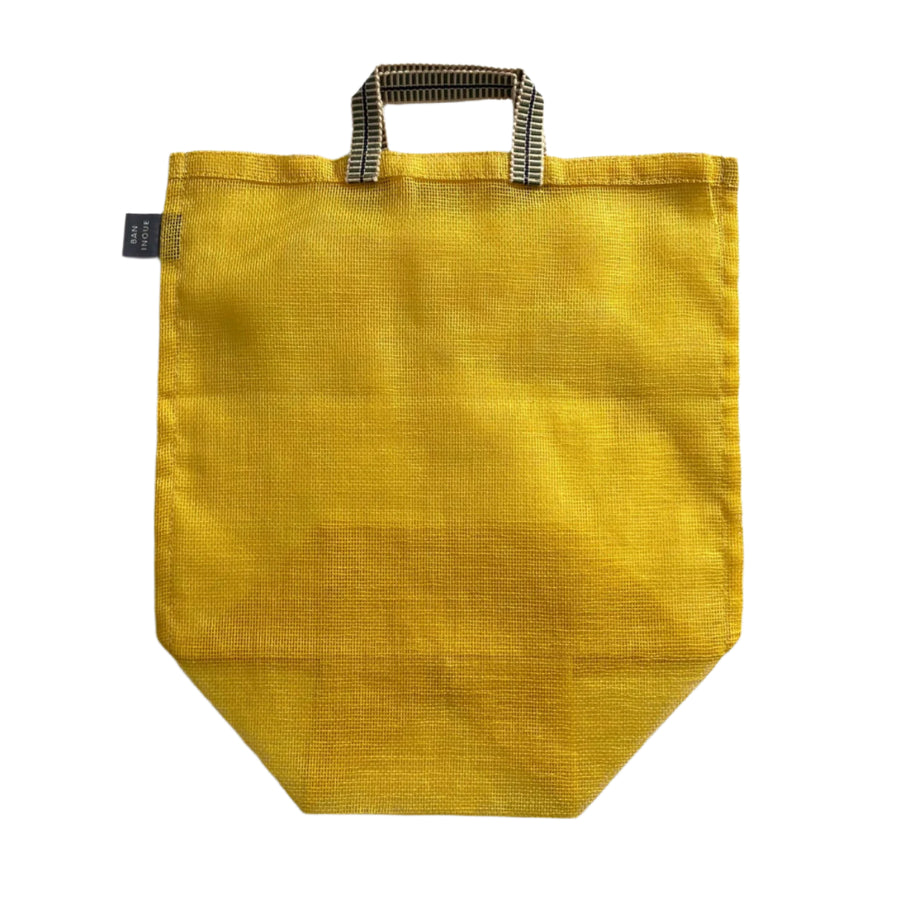 100% Cotton Gauze Net Bag - Medium Yellow