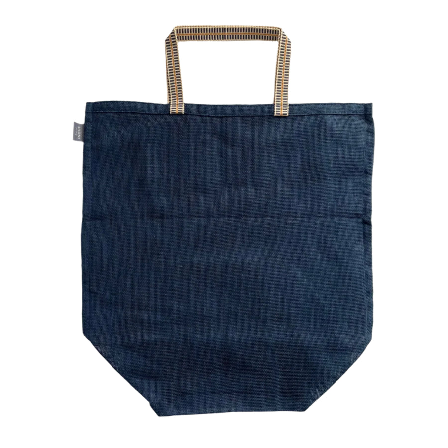 Cotton Gauze Net Bag in Navy