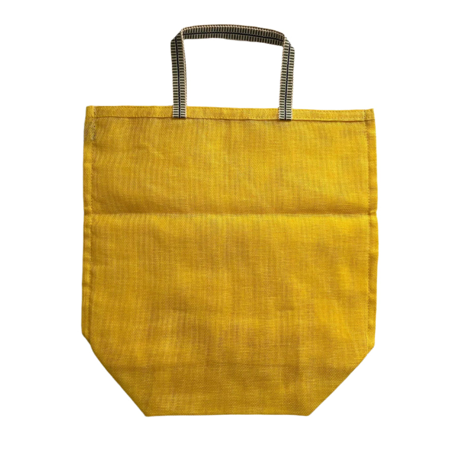 Cotton Gauze Net Bag in Yellow