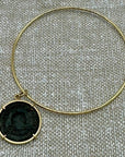 18K Solid Bracelet with Ancient Roman Coin