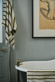 Madison Pool Towel/Sheet in Caper & Chalk