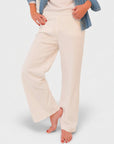 Majestic Pull On Pants in Milk Cotton Terry