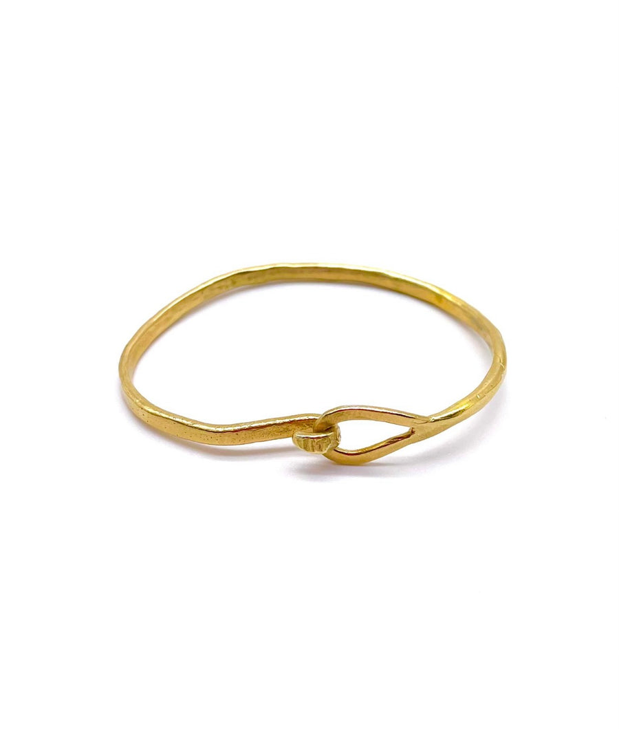 14K Solid Gold Closed Hook Bracelet