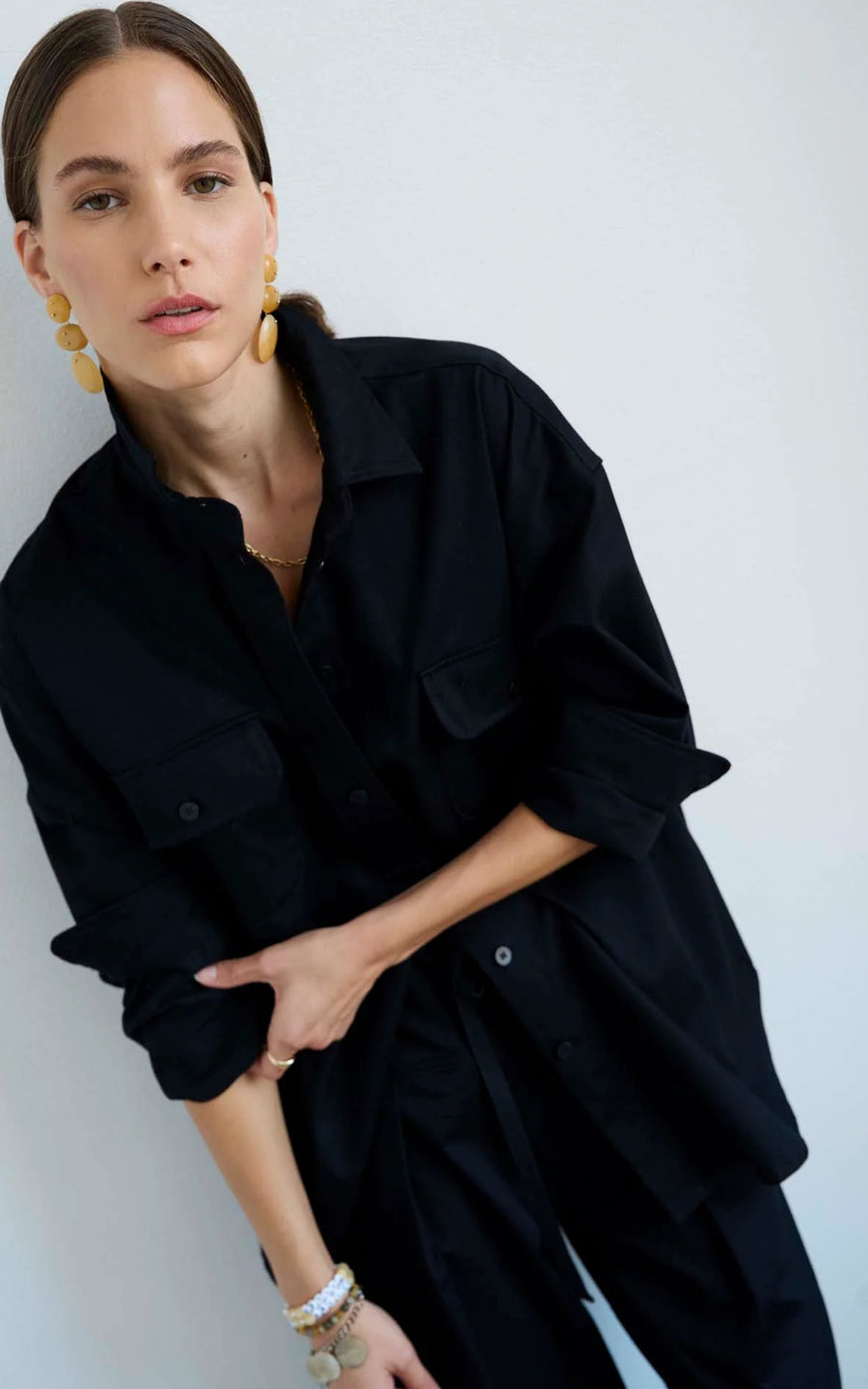 Jamie Haller Weekend Shirt in Black