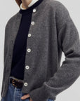 Ada Cardigan in Derby Grey