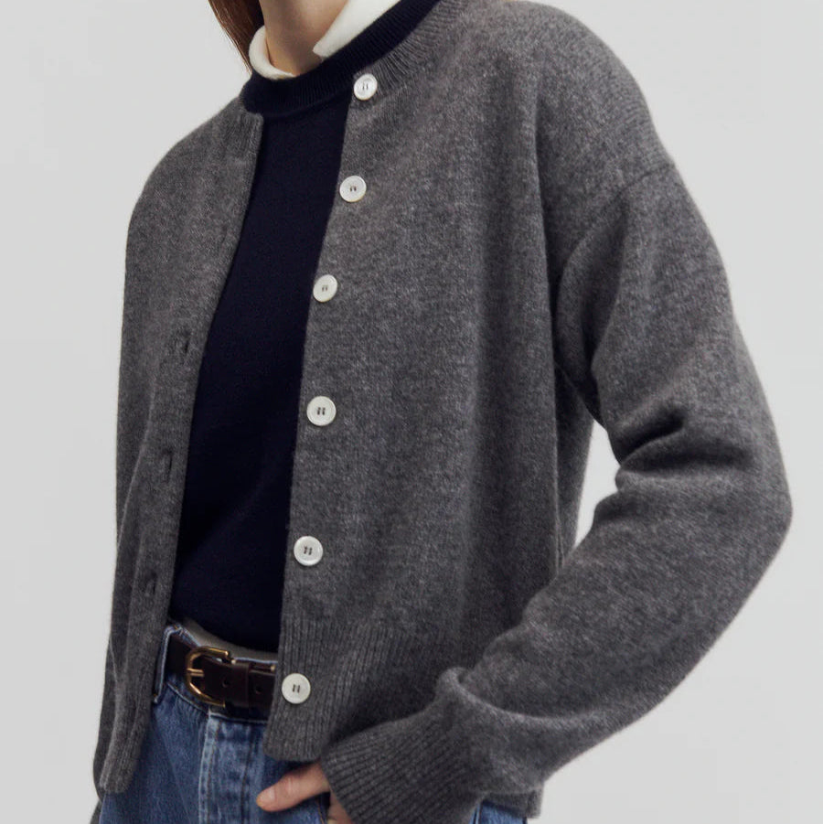 Ada Cardigan in Derby Grey