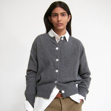 Ada Cardigan in Derby Grey