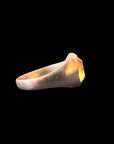 Antique Citrine Flush Mount Ring