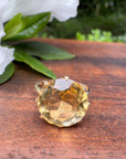 Antique Citrine Sweetheart Ring